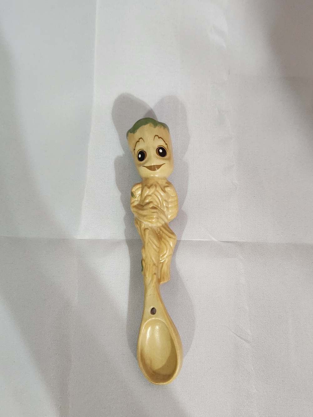 Marvel Groot-Themed Kids Spoon in Cream with Green Top